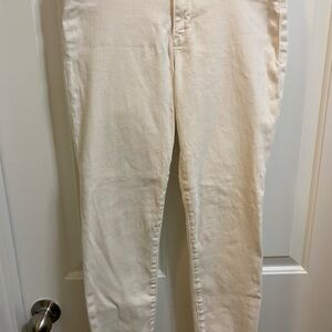 Joe's Jeans Off-White Skinny Crop-size26